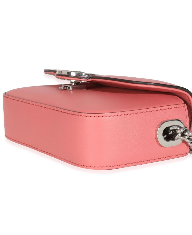Pink Senna Calfskin Petite GG Top Handle Shoulder Bag