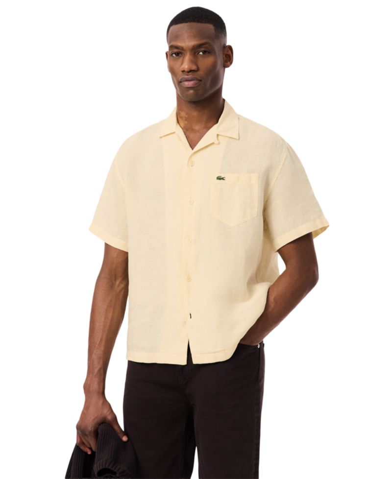 Men's Short-Sleeve Hawaiian Collar Shirt
