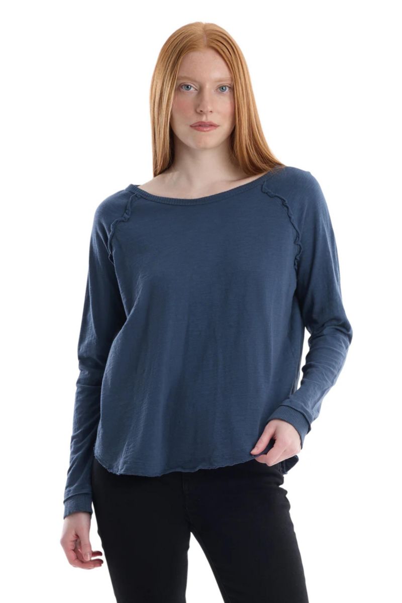 Women's Clothing Raglan Long Sleeve Tee