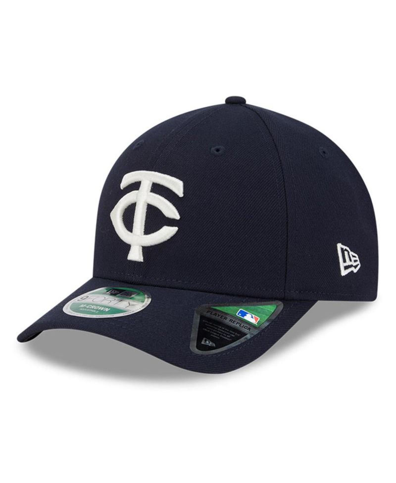 Men's Navy Minnesota Twins Player Replica 9Forty Adjustable Hat