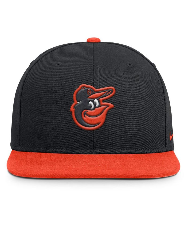 Men's Black/Orange Baltimore Orioles Primetime Pro Dri-FIT Snapback Hat