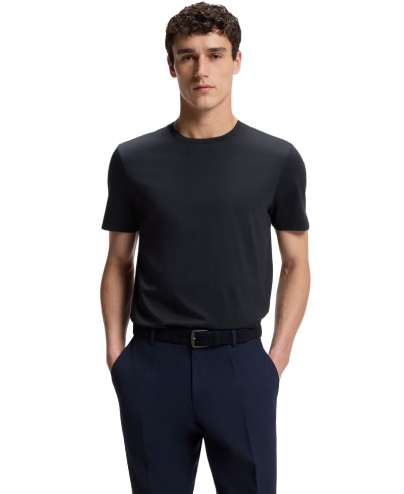 Men's Slim-Fit Mercerized-Cotton T-shirt