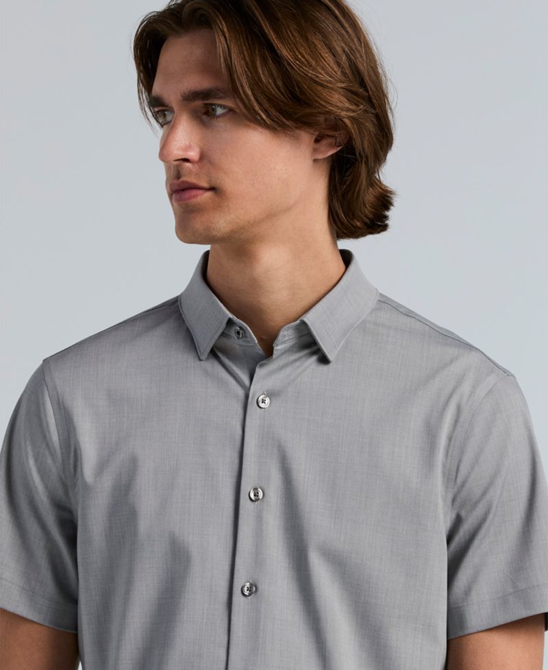 Men's Slim-Fit Short-Sleeve Shirt