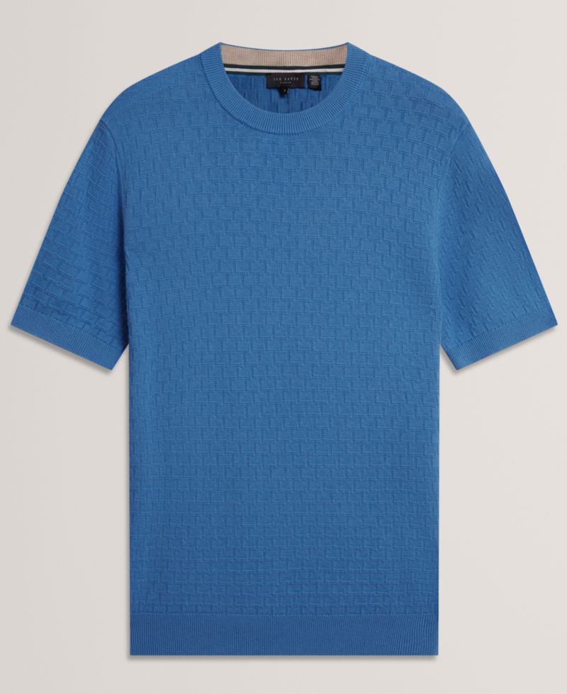 Men's Baker Ingvi Weaves Textured Crewneck T-Shirt