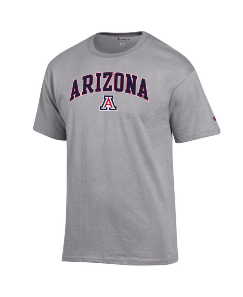 Men's Champion Red Arizona Wildcats Arch Over Logo T-Shirt