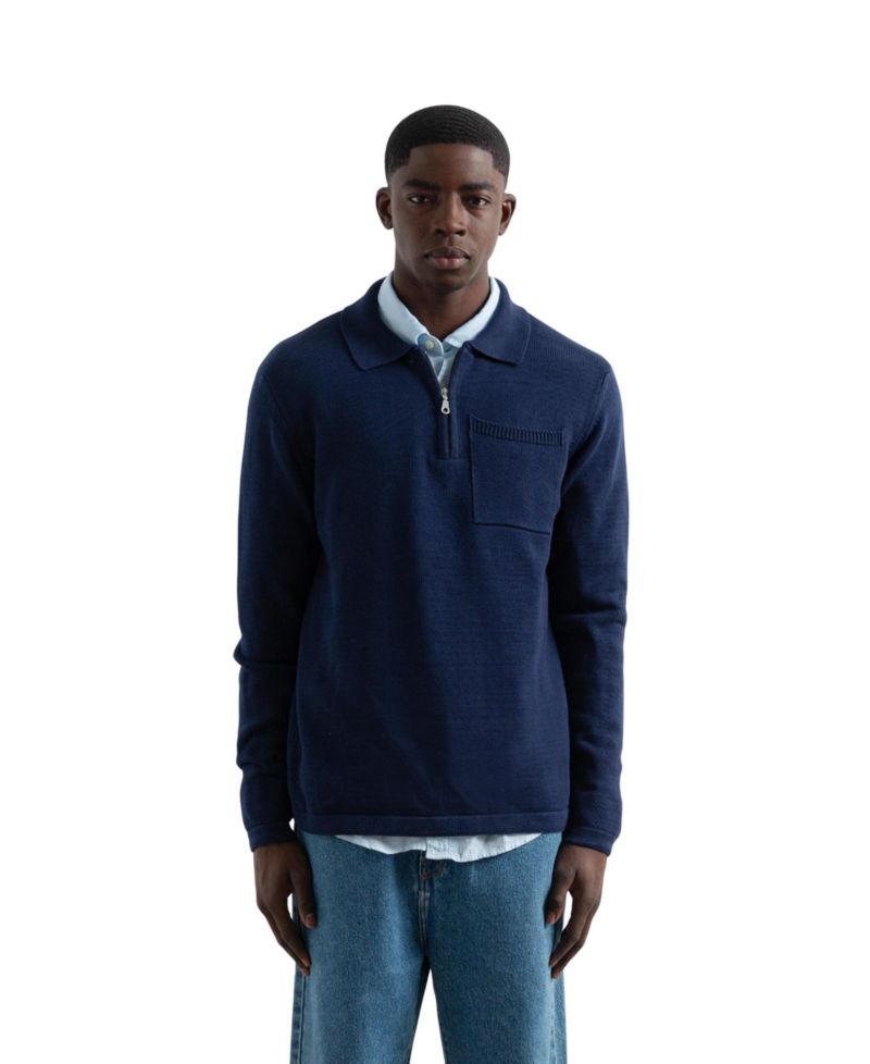 Men's Signature Half-Zip Relaxed-Fit Sweater
