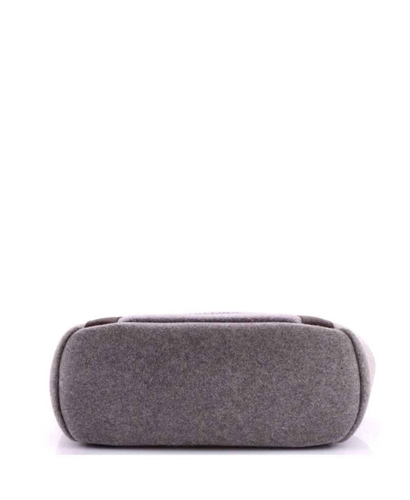 Pre-Owned Hermes Sac De Pansage Groom Handbag Felt