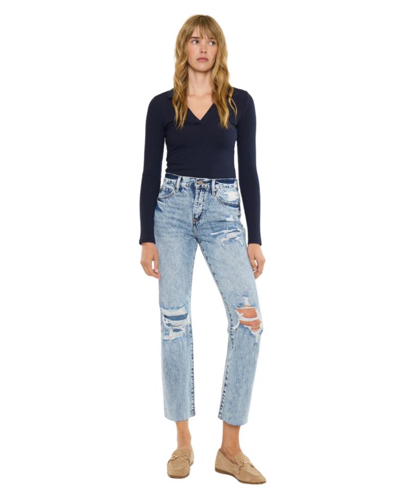 Women's Chesney High-Rise Straight Jeans