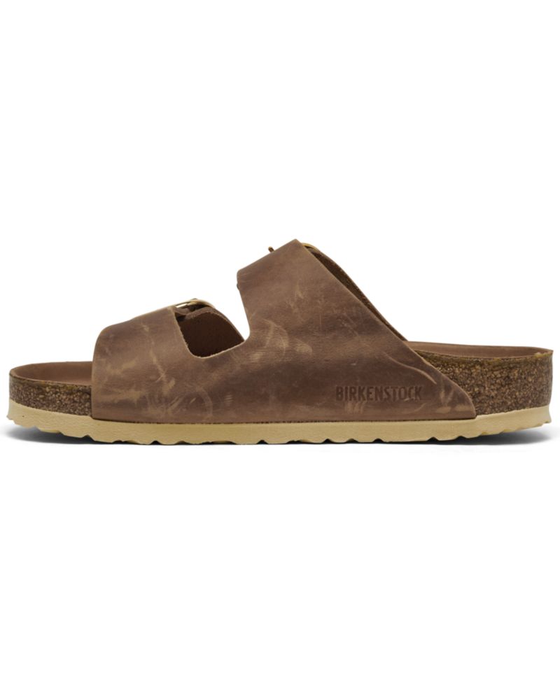 Women's Arizona Big Buckle Oiled Leather Sandals from Finish Line