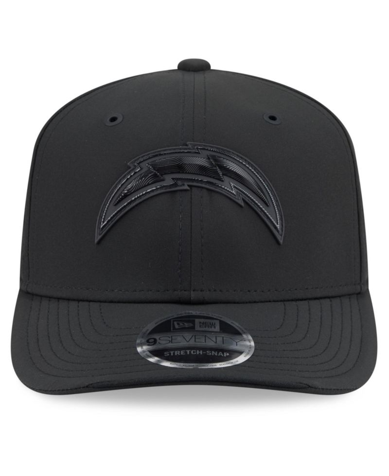 Men's Black Los Angeles Chargers 2026 Sideline 9SEVENTY Adjustable Hat