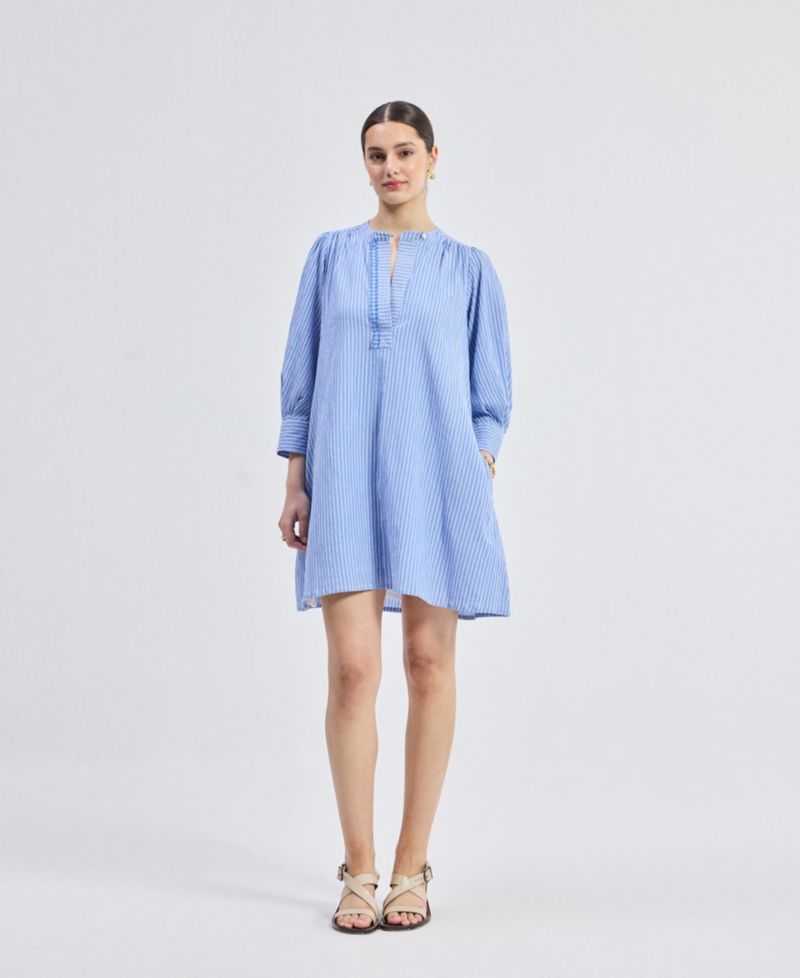 Women's Oversized Tunic Dress with Optional Belt