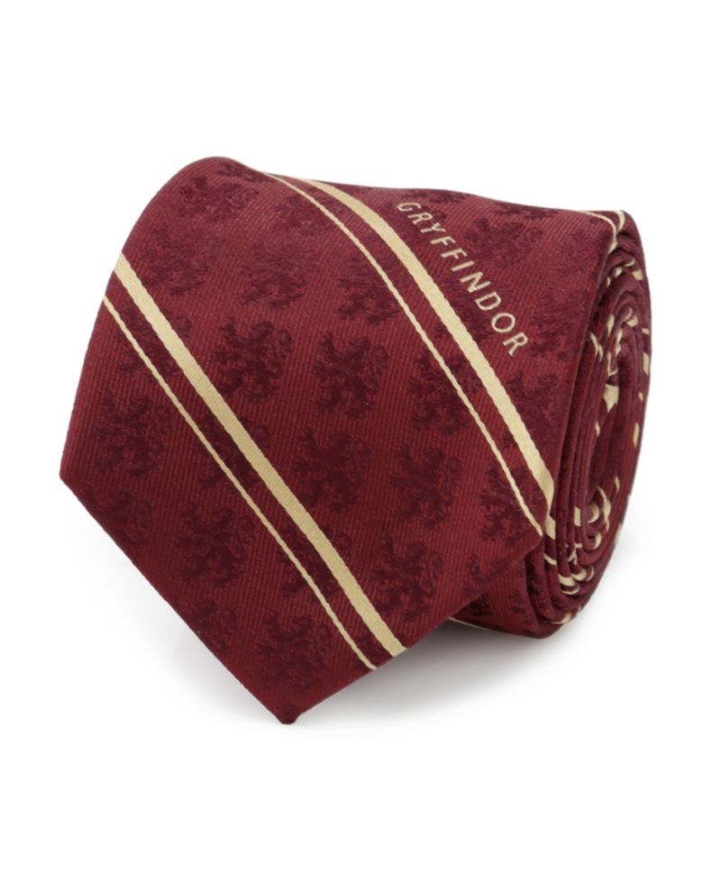 Men's Gryffindor Striped Silk Tie