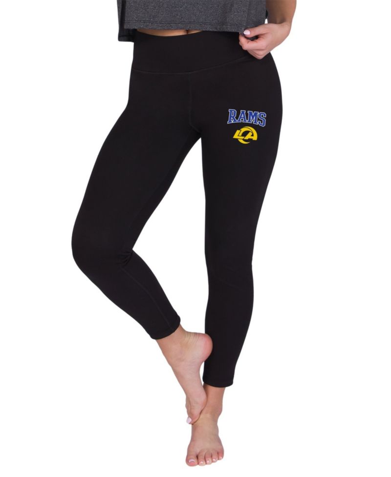 Women's Black Los Angeles Rams Sentry Knit Leggings