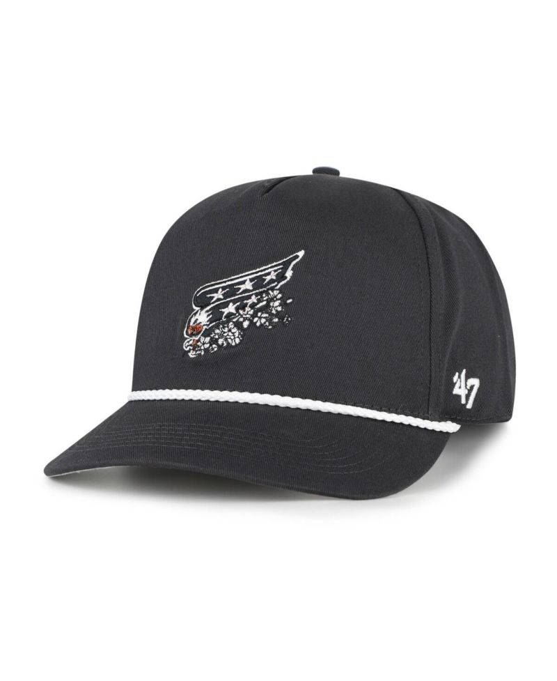 Men's Charcoal Washington Capitals Cherry Blossom Rope Hitch Adjustable Hat