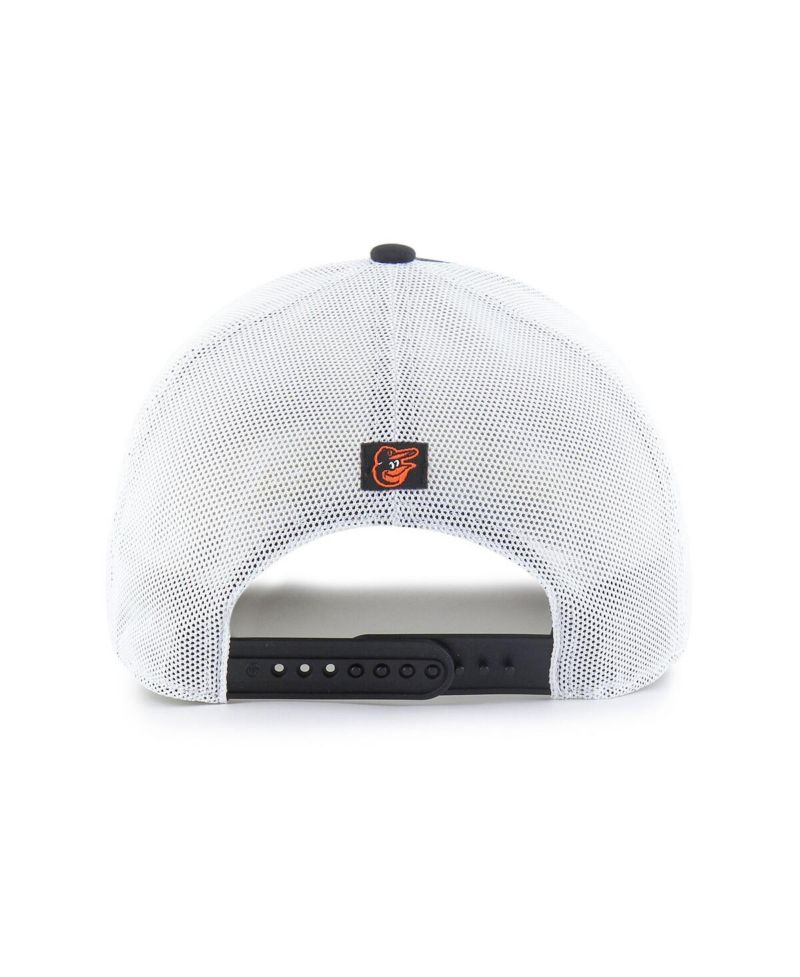 Men's Black/White Baltimore Orioles Fairway Trucker Adjustable Hat