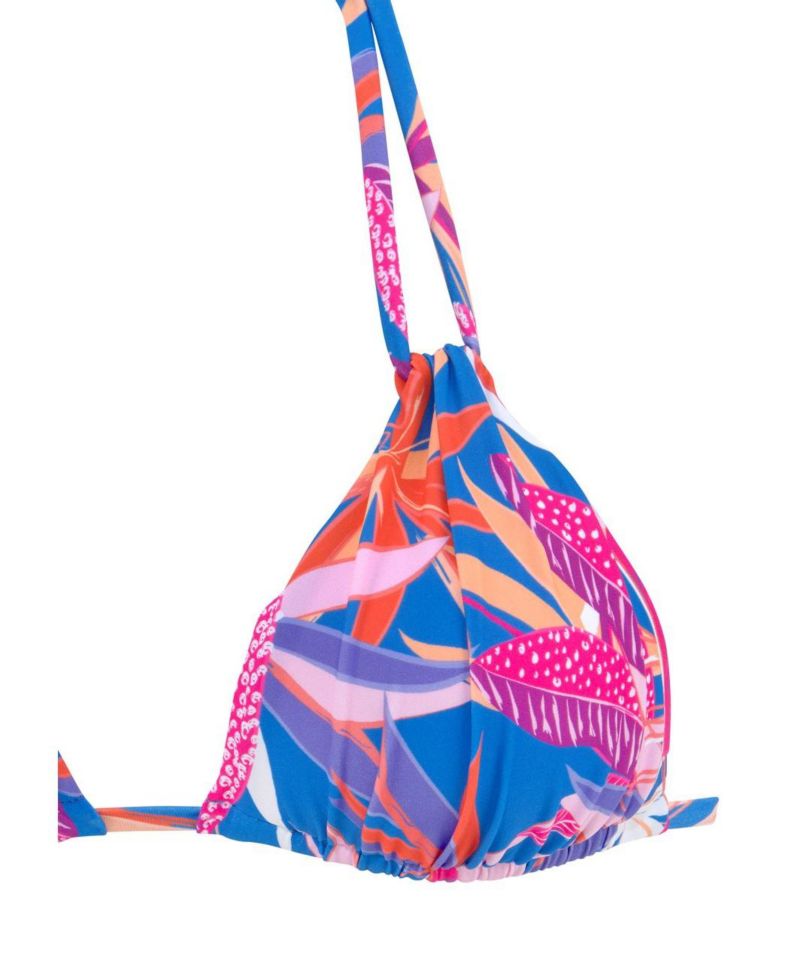 Women's Tropical Print Everyday Comfort Triangle Bikini Top