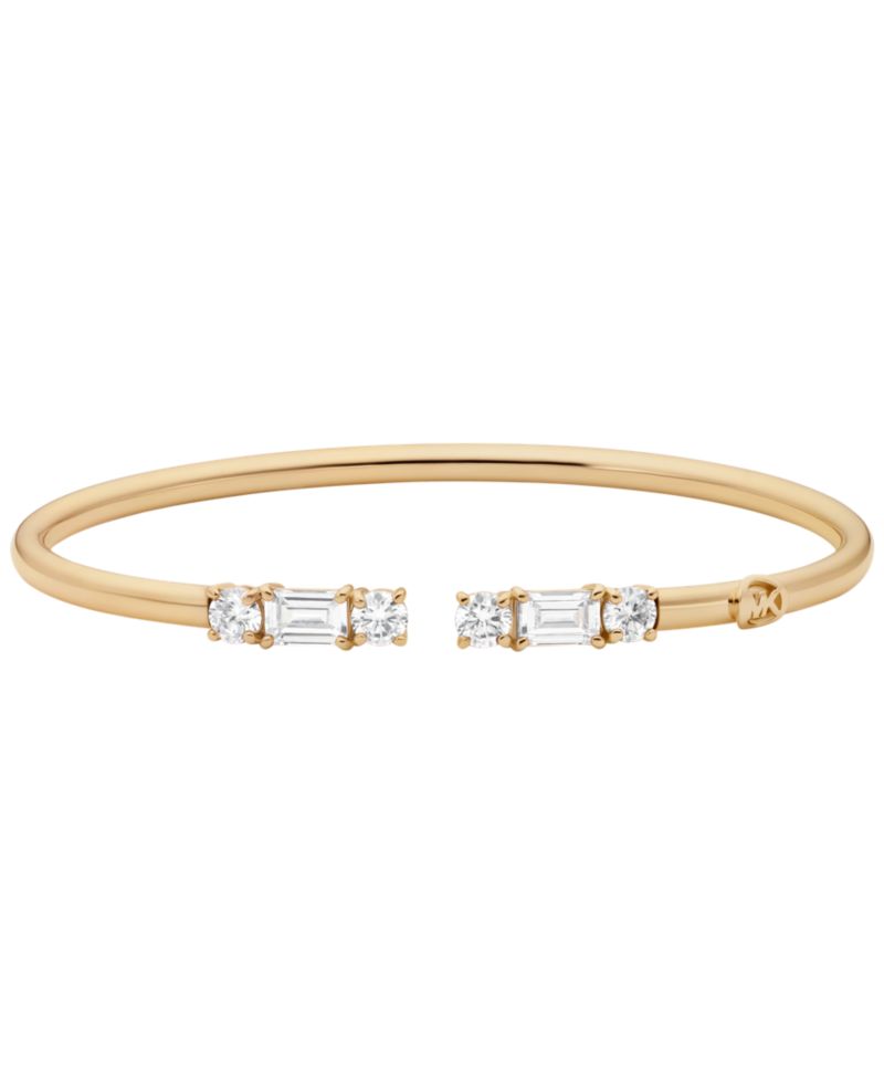 Mixed Cut Flex Cuff Bracelet