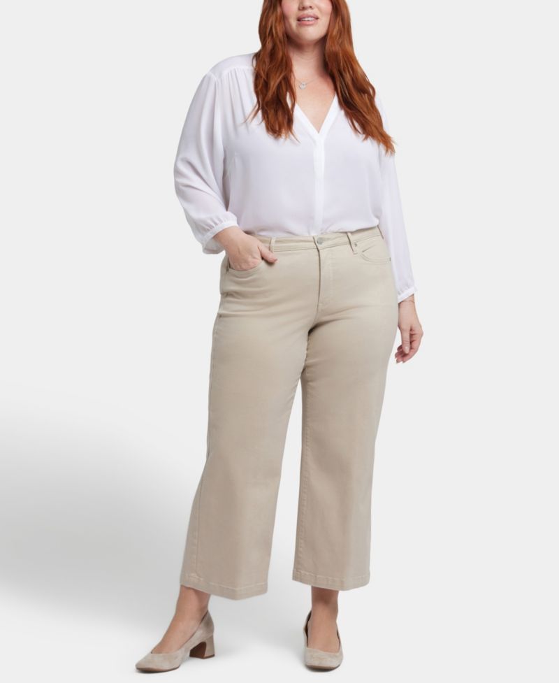 Plus Size Teresa Wide Leg Ankle Jeans