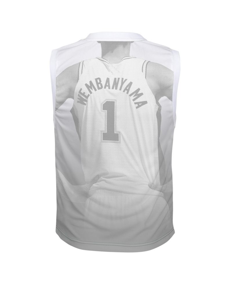Big Boys and Girls Victor Wembanyama Silver San Antonio Spurs Hometown Fashion Jersey