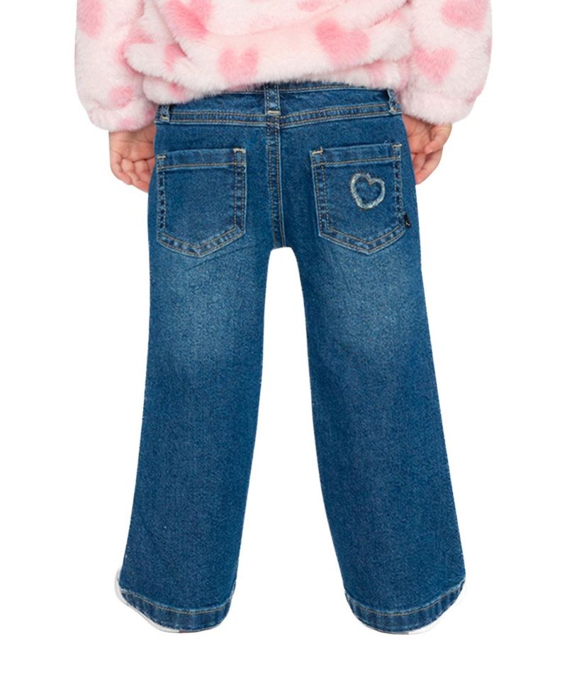Little and Big Girl (6-8) Boot Leg Jeans