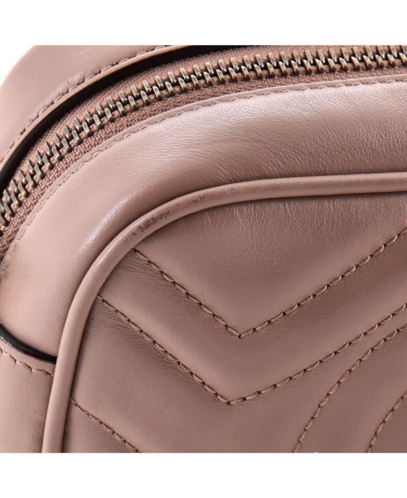 Mini GG Marmont Shoulder Bag Matelasse Leather