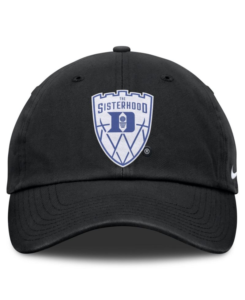 Men's Black Duke Blue Devils The Sisterhood Club Adjustable Hat