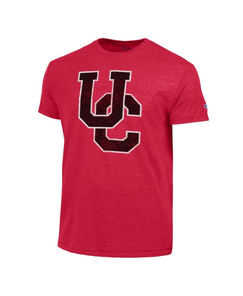 Men's Red Cincinnati Bearcats Vintage Triumph Tri-Blend T-Shirt