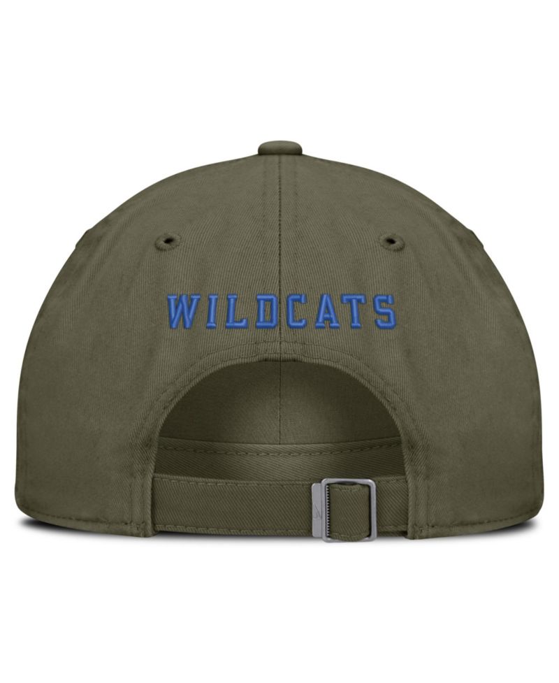 Men's and Women's Olive Kentucky Wildcats Primetime Club Adjustable Hat