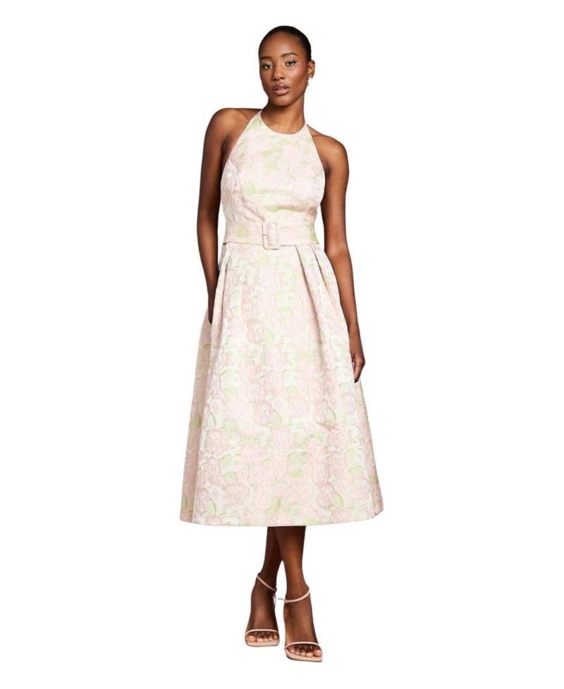 Women's Halter Neck Midi Dress
