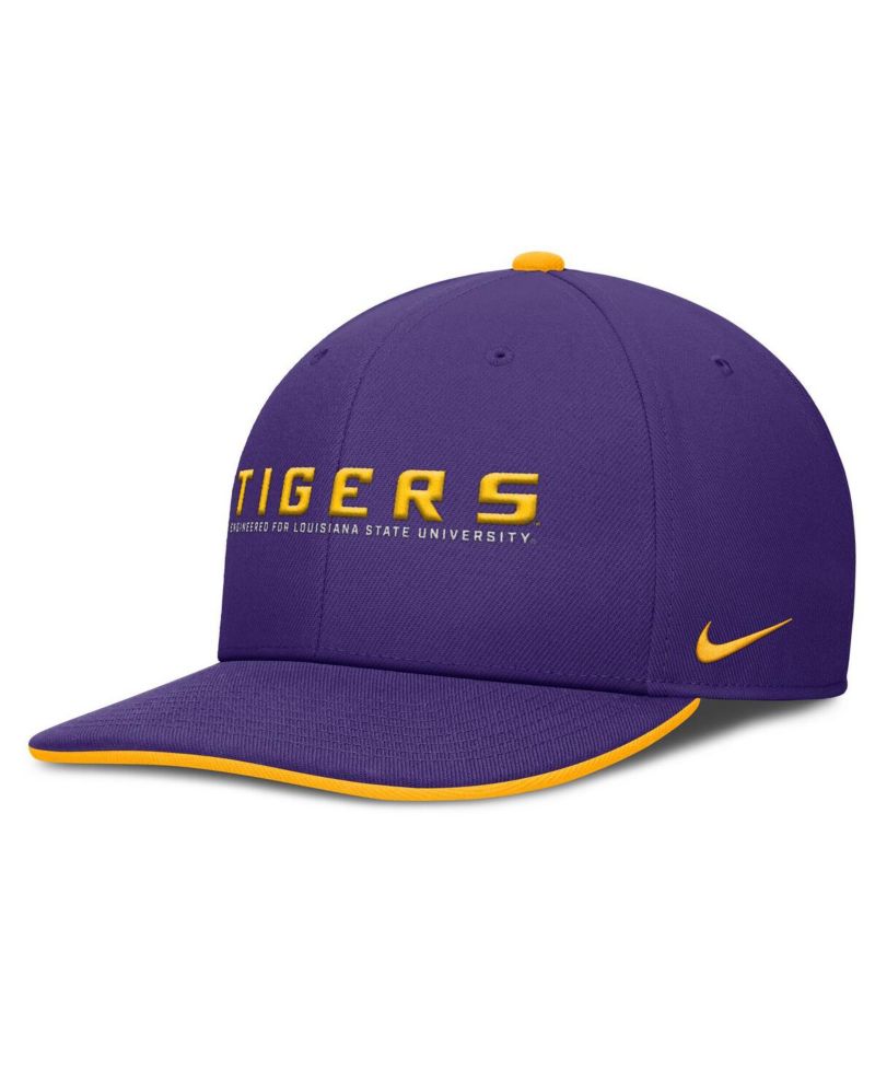 Men's Purple LSU Tigers 2025 On-Field Pro Performance Adjustable Hat