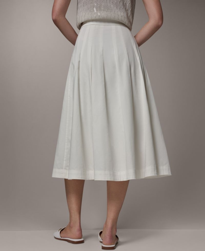 Women's Pleated Midi Skirt