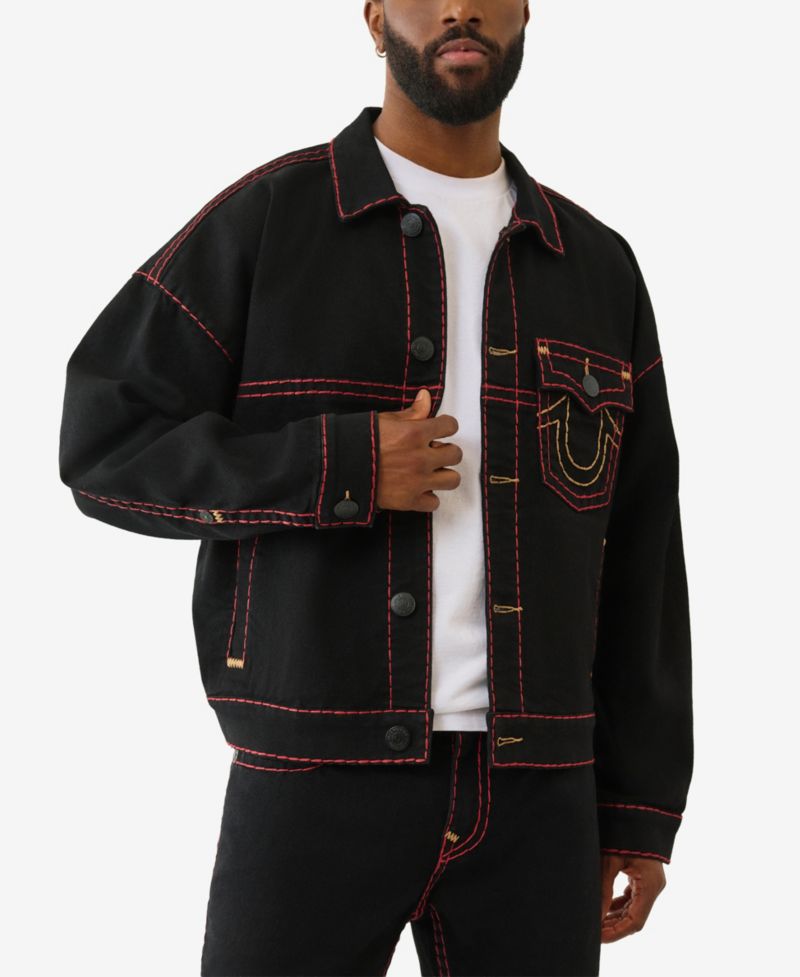 Men's Super T Boxy Crop Denim Jacket