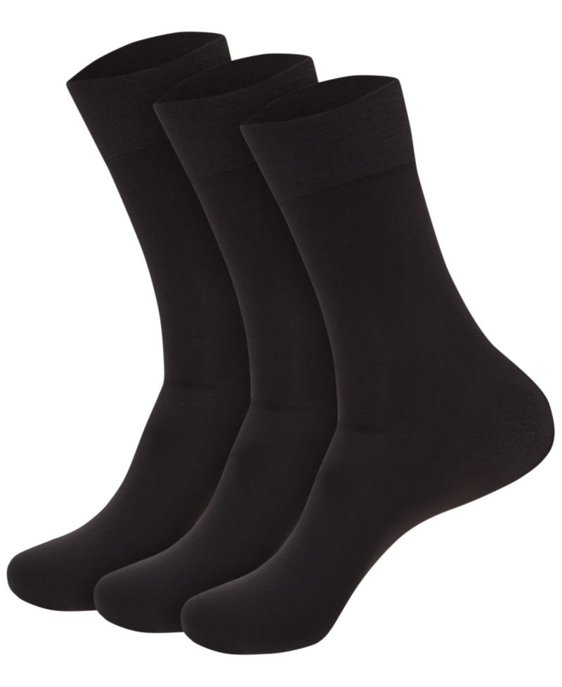Women's Trouser Pima Cotton Blend Socks, 3-Pack