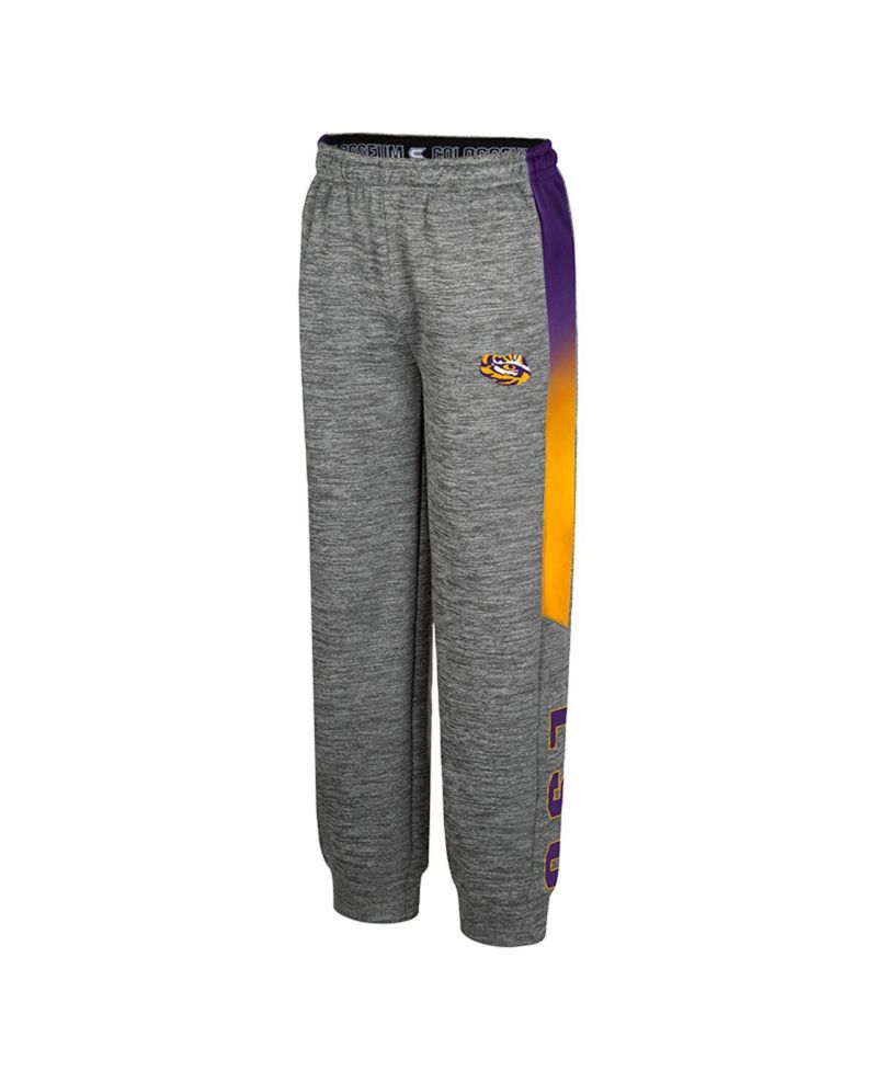 Big Boys and Girls Gray LSU Tigers The Gang Pants