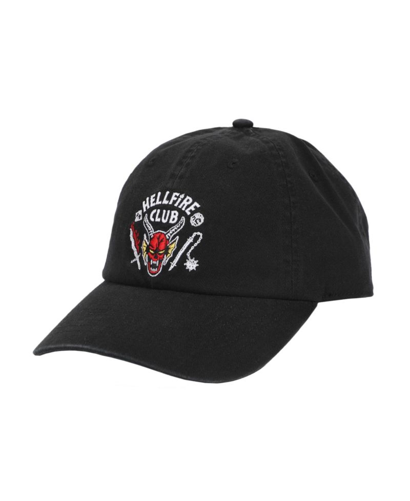 Men's Hellfire Club Black Unstructured Baseball Cap