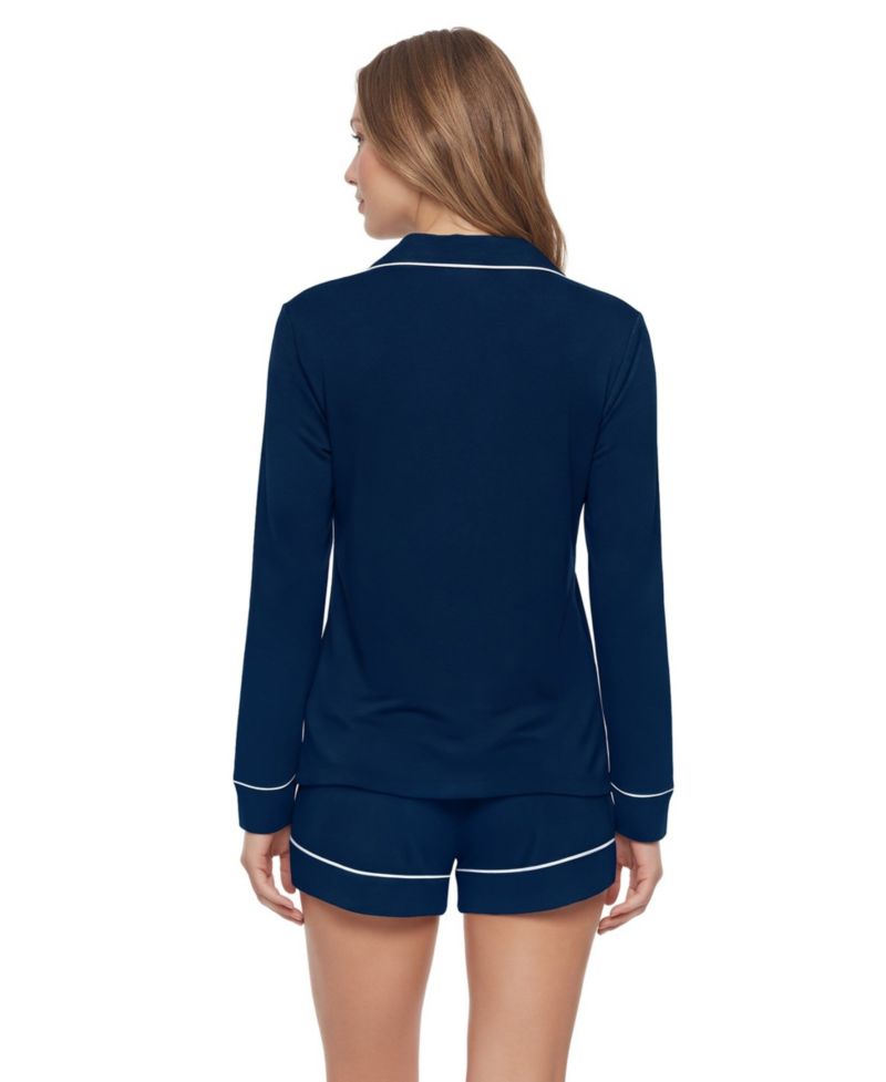 Women's Navy Notre Dame Fighting Irish Plus Size Concepts Pajama Set