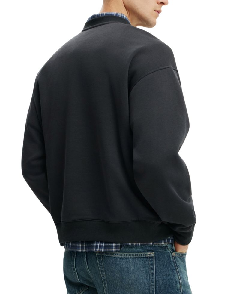 Men's Box-Fit Crewneck Sweater