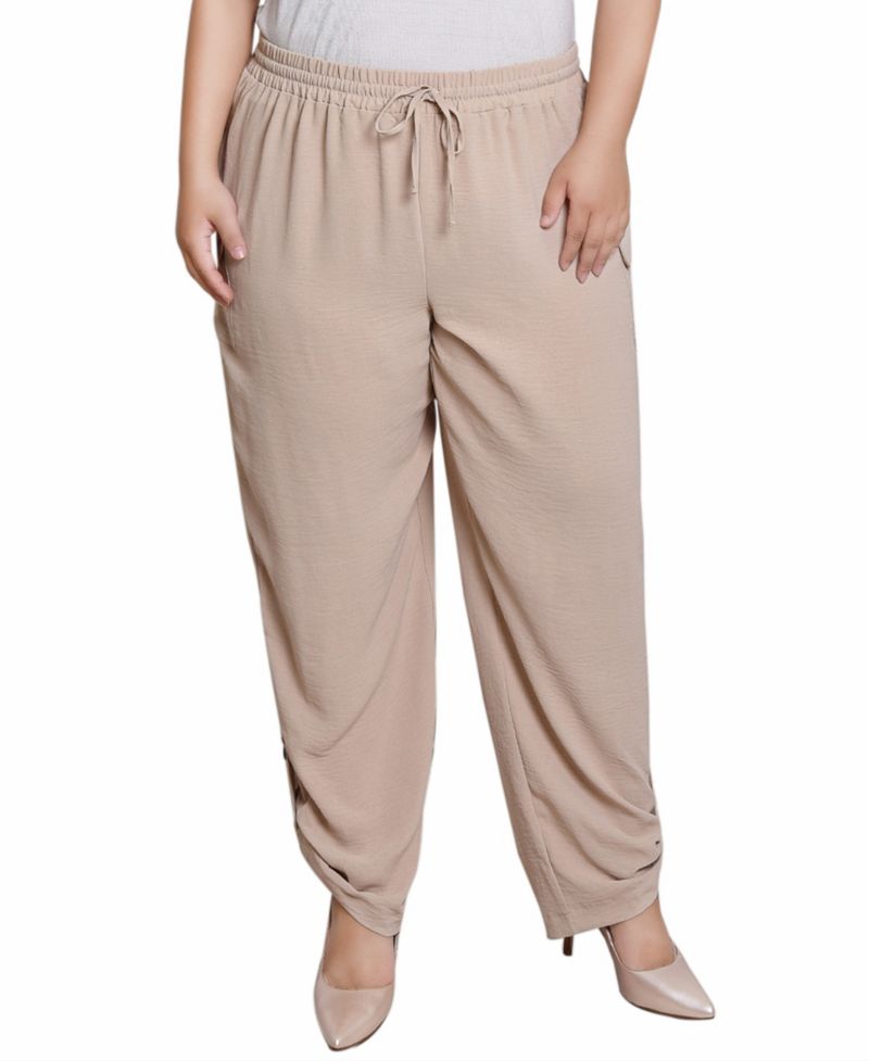 Plus Size Pull On Cargo Pants