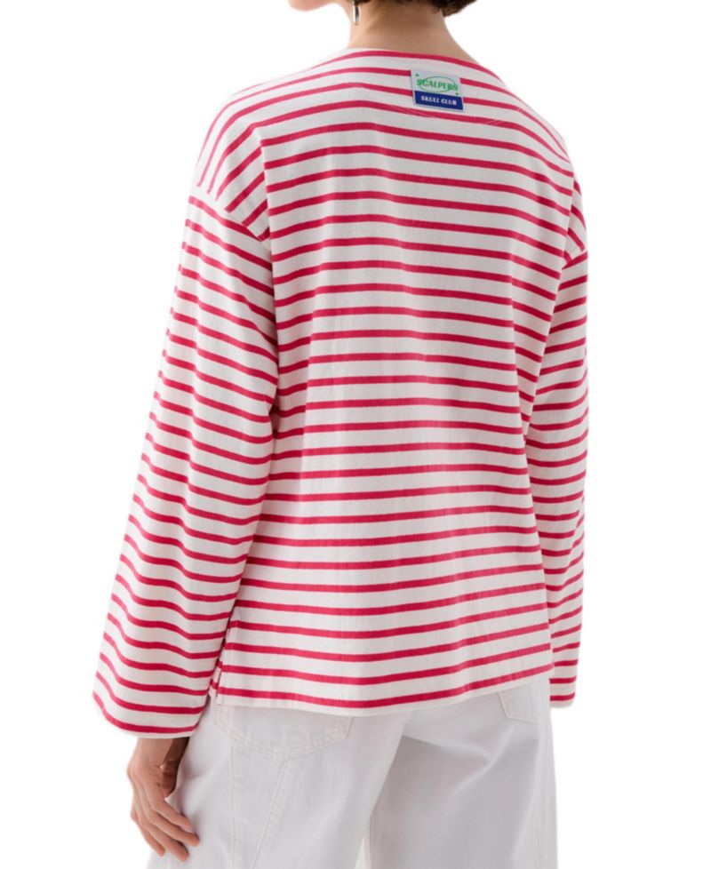 Women's Stripes Label Ls Tee
