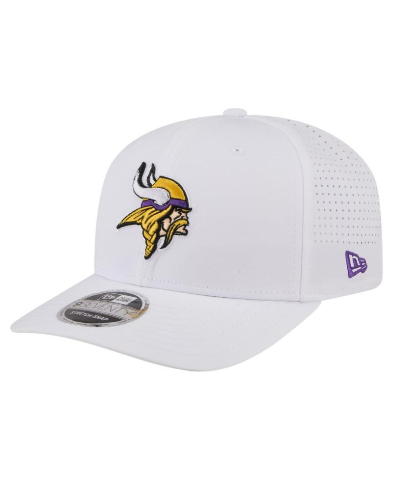 Men's White Minnesota Vikings Name Plate 9SEVENTY Adjustable Hat