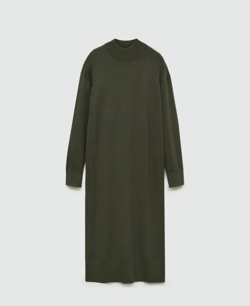 Women's Round-Neck Knitted Dress