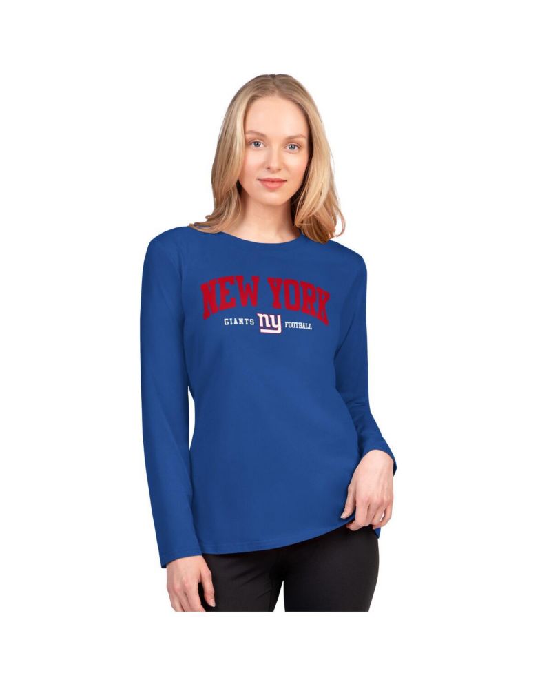 Women's Royal New York Giants Best Play Long Sleeve T-Shirt