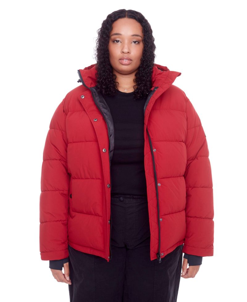 Plus Size Forillon Short Quilted Puffer Jacket