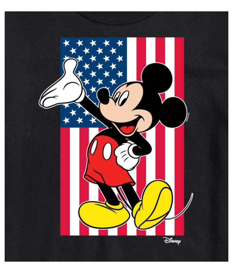 Hybrid Apparel Mickey Flag Mens Short Sleeve Tee