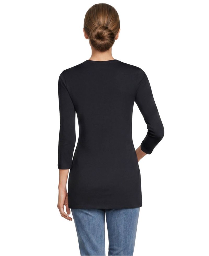 Women's 3/4 Sleeve Cotton Supima Tunic