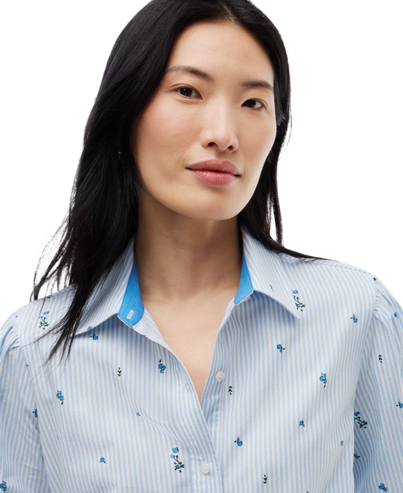 Women's Floral-Print Puff-Sleeve Short-Sleeve Mini Dress