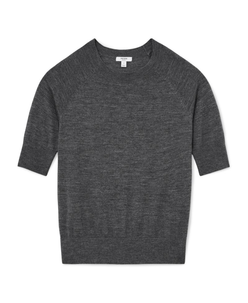 Women's Suzzie Merino Wool Crew Neck T-Shirt