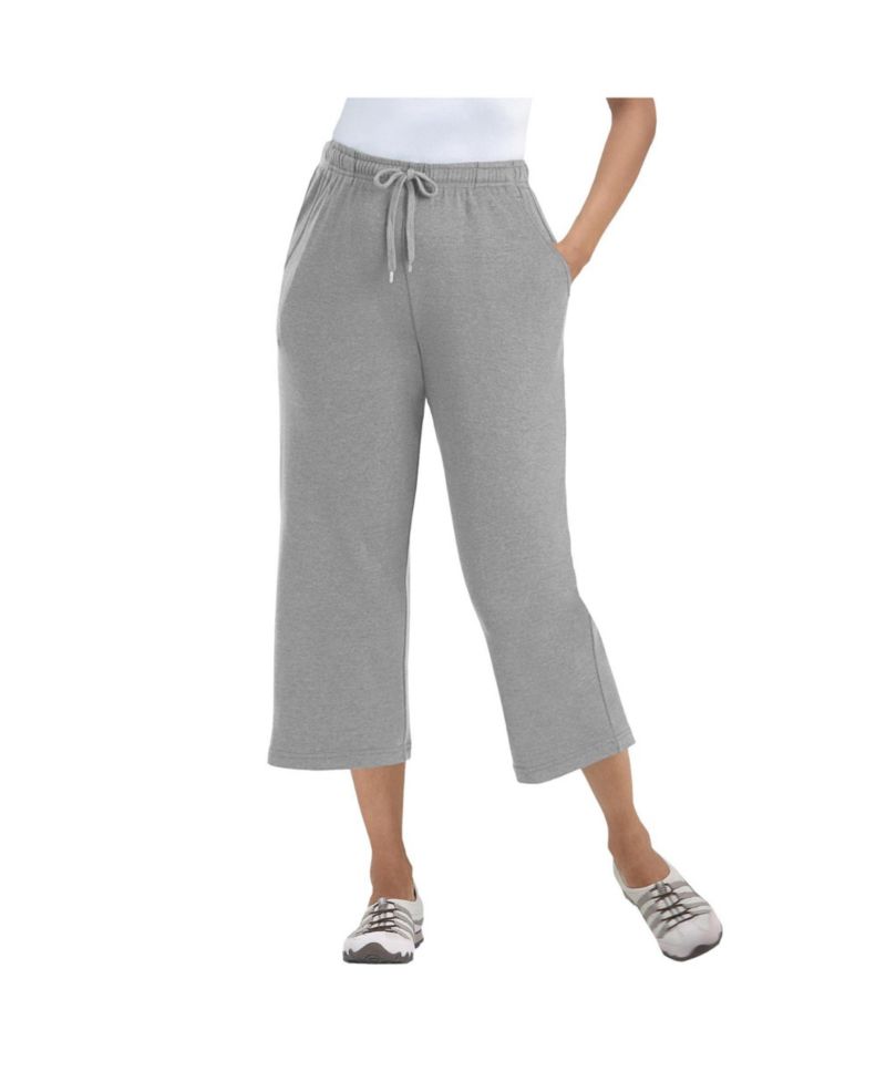 Women's Sport-Knit Pull-On Capri Pants
