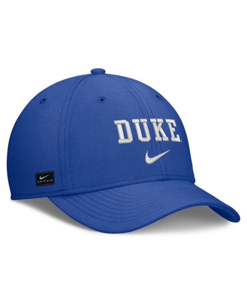 Men's Royal Duke Blue Devils Rise On-Field Swoosh Flex Dri-FIT Flex Hat