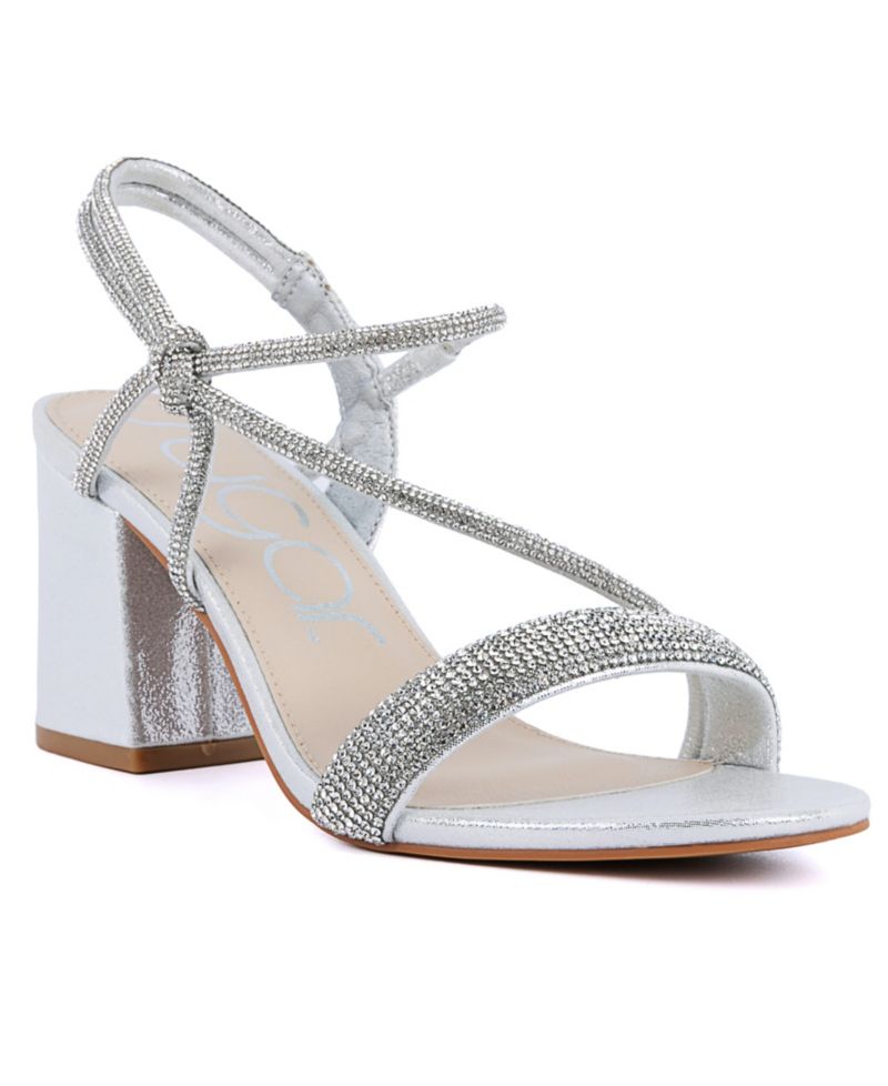 Women's Neeve Open Toe Rhinestone Dress Sandals